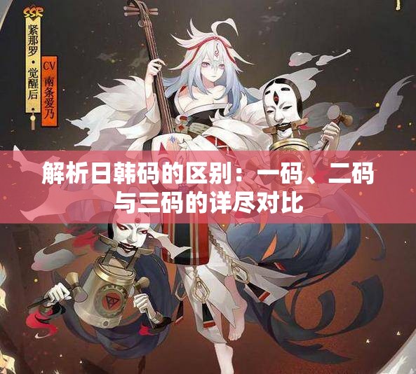 解析日韩码的区别：一码、二码与三码的详尽对比