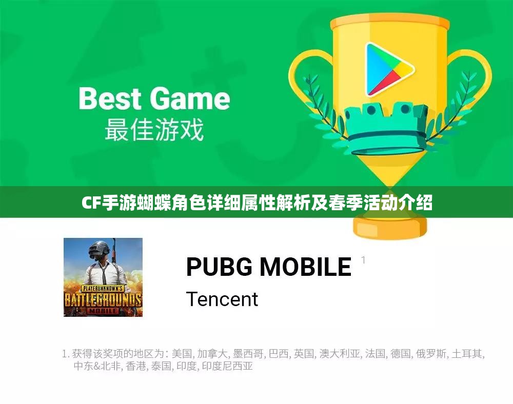 CF手游蝴蝶角色详细属性解析及春季活动介绍