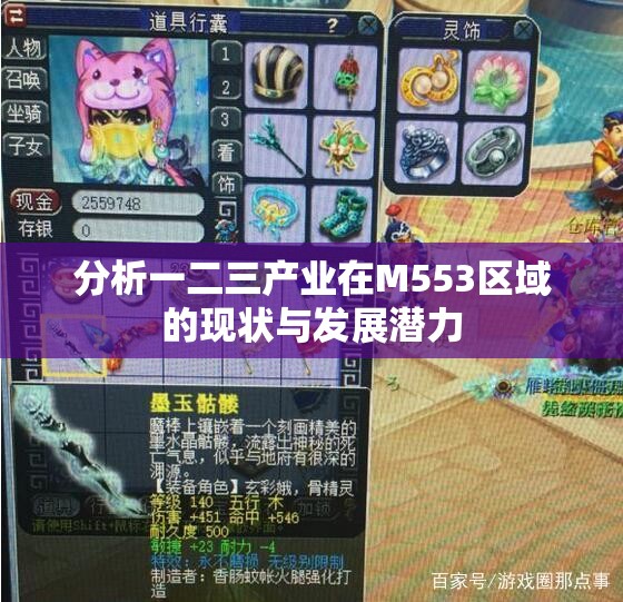 分析一二三产业在M553区域的现状与发展潜力